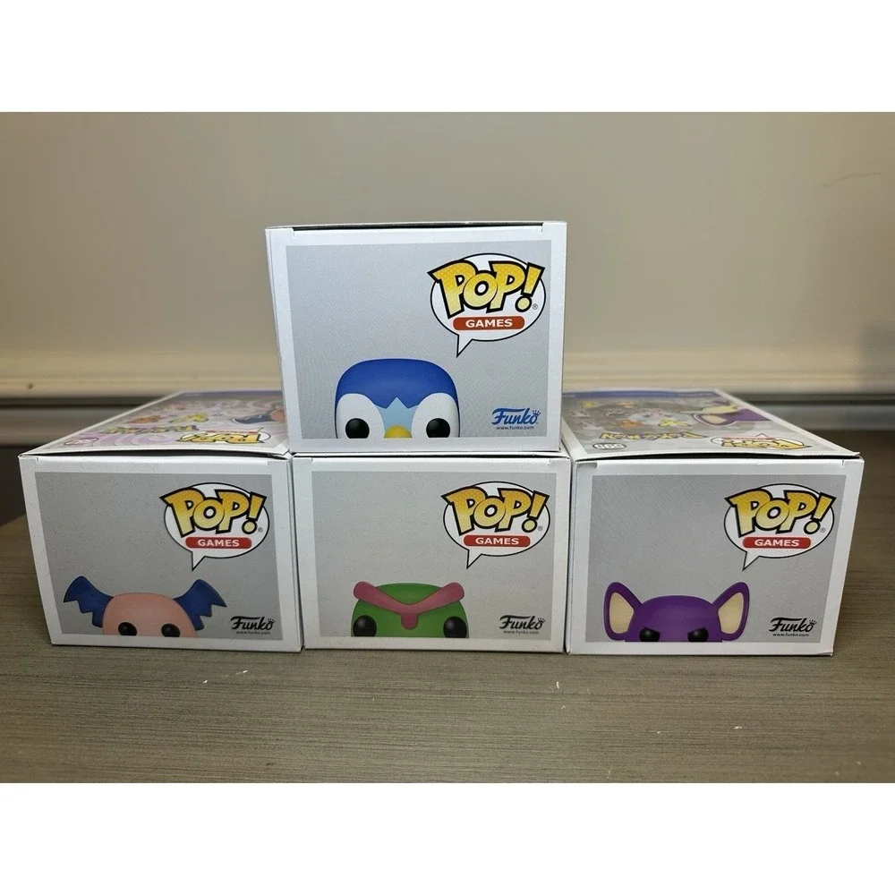 Funko Pop! Vinyl: Pokémon - Piplup / Caterpie / Rattata / Mr. Mime Lot